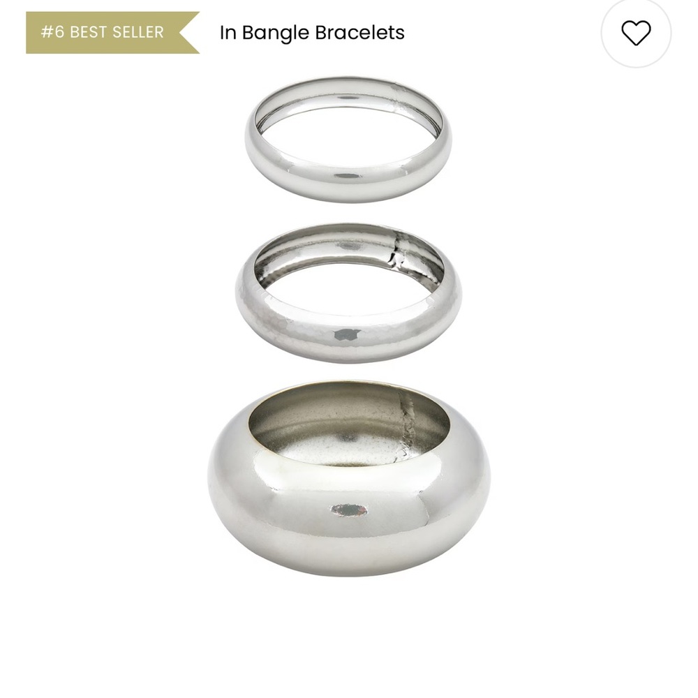 8 Other Reasons Silver Bangle Set